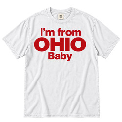 Funny Lebron James I'm From Ohio Baby Gift Idea Fan v2 T Shirt