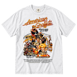Vintage American Graffiti poster collage Gift Idea Fan T Shirt