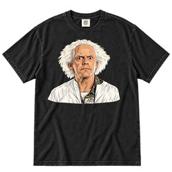 Funny Doc Brown Great Scot Back to the Future Fan Gift Idea Fan T Shirt
