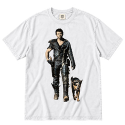 Cult Classic The Road Warrior Mad Max and Dog Movie Fan v2 T Shirt