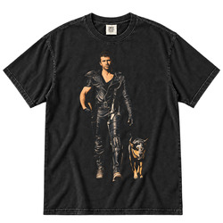 Cult Classic The Road Warrior Mad Max and Dog Movie Fan v3 T Shirt