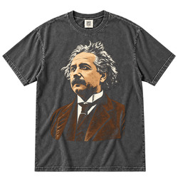 Retro Albert Einstein photo v3 T Shirt