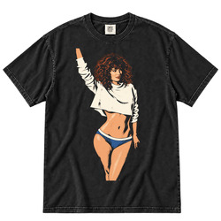 Retro 80's Movie Weird Science Kelly LeBrock Fan v4 T Shirt