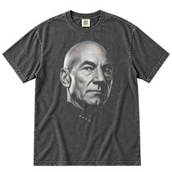 Patrick Stewart Portrait Fan T Shirt