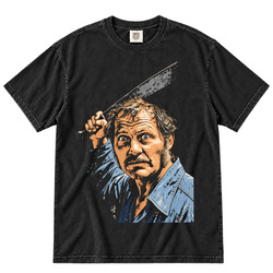 Retro 70s Classic Jaws Captain Quint Machete Movie Fan v5 T Shirt