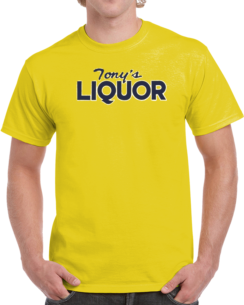 Cool 80's Movie Tony's Liquor Teen Wolf Movie  T Shirt