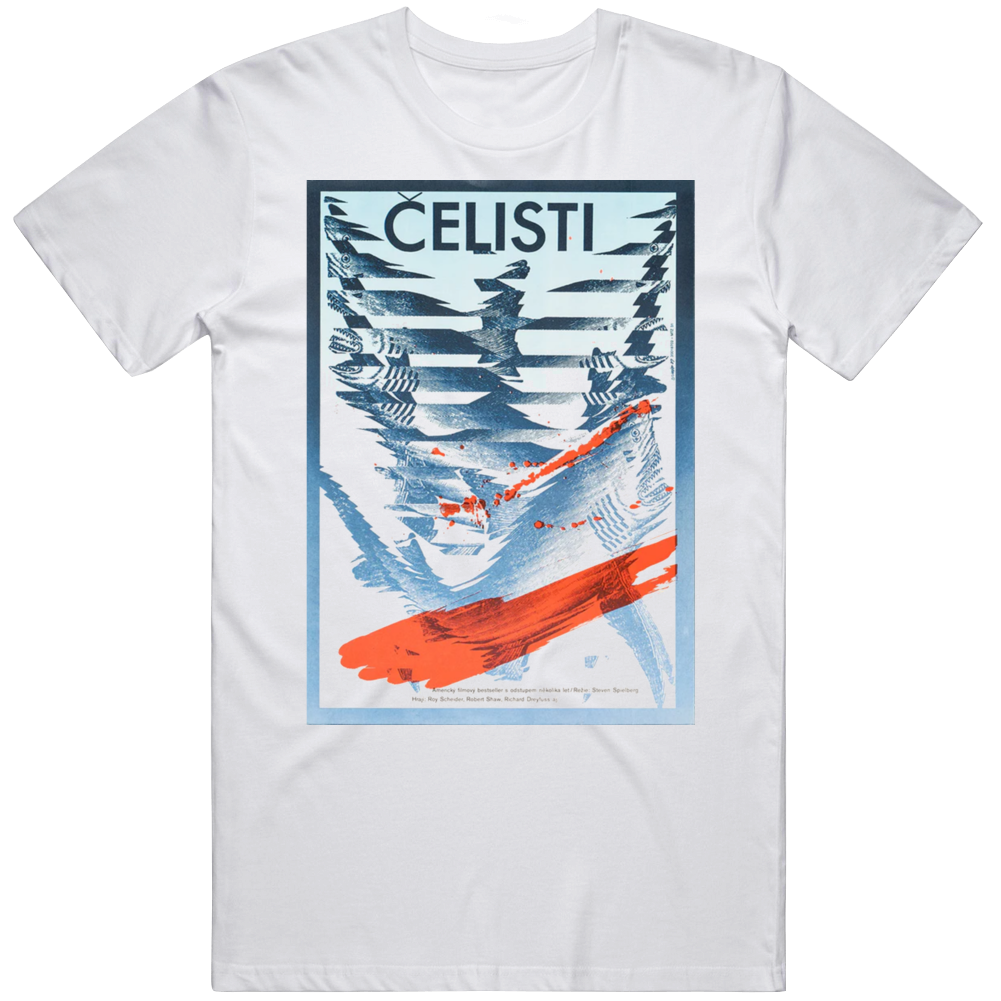 Jaws Czech Movie T Shirt
