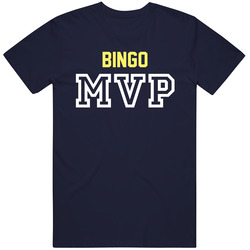 Bingo Mvp Sports And Hobbies Athletic Style Vintage Classic Navy Blue T Shirt Bingo Mvp Sports And Hobbies Athletic Style Vintage Classic Navy Blue T Shirt