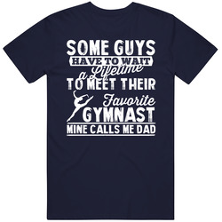 Favorite Gymnast Gymnastics Star Sport Called Me Dad Father's Day Daddy Vintage Classic Navy Blue T Shirt Favorite Gymnast Gymnastics Star Sport Called Me Dad Father's Day Daddy Vintage Classic Navy Blue T Shirt