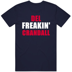 Del Crandall Cleveland Baseball Sports Freakin Vintage Classic Navy Blue T Shirt Del Crandall Cleveland Baseball Sports Freakin Vintage Classic Navy Blue T Shirt