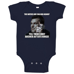 Tom Brady Haters Called Six Rings Funny Meme Vintage Classic Navy Blue Baby One Piece Tom Brady Haters Called Six Rings Funny Meme Vintage Classic Navy Blue Baby One Piece