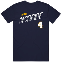Miles Mcbride 4 Favorite Player West Virginia College Basketball Fan Vintage Classic Navy Blue T Shirt Miles Mcbride 4 Favorite Player West Virginia College Basketball Fan Vintage Classic Navy Blue T Shirt