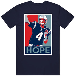 Jarrett Stidham New England Football Player Hope Fan Vintage Classic Navy Blue T Shirt Jarrett Stidham New England Football Player Hope Fan Vintage Classic Navy Blue T Shirt