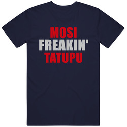 Mosi Tatupu Freakin Football Sports New England Vintage Classic Navy Blue T Shirt Mosi Tatupu Freakin Football Sports New England Vintage Classic Navy Blue T Shirt