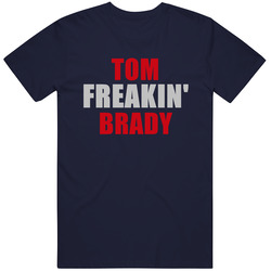 Tom Brady Freakin Football Sports New England Vintage Classic Navy Blue T Shirt Tom Brady Freakin Football Sports New England Vintage Classic Navy Blue T Shirt