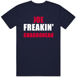 Joe Charboneau Cleveland Baseball Sports Freakin Vintage Classic Navy Blue T Shirt Joe Charboneau Cleveland Baseball Sports Freakin Vintage Classic Navy Blue T Shirt