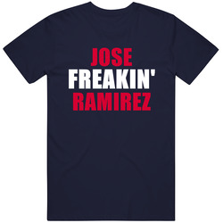 Jose Ramirez Cleveland Baseball Sports Freakin Vintage Classic Navy Blue T Shirt Jose Ramirez Cleveland Baseball Sports Freakin Vintage Classic Navy Blue T Shirt
