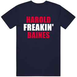 Harold Baines Cleveland Baseball Sports Freakin Vintage Classic Navy Blue T Shirt Harold Baines Cleveland Baseball Sports Freakin Vintage Classic Navy Blue T Shirt