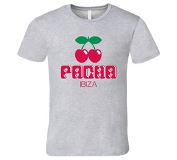 Pacha Most Famous Night Club Ibiza Sport Gray T Shirt Pacha Most Famous Night Club Ibiza Sport Gray T Shirt