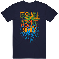 Sidney Michigan Its All About Funny Vintage Classic Navy Blue T Shirt Sidney Michigan Its All About Funny Vintage Classic Navy Blue T Shirt