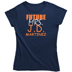 J D Martinez Future Mrs Detroit Michigan Baseball Sports Vintage Classic Navy Blue Ladies T Shirt J D Martinez Future Mrs Detroit Michigan Baseball Sports Vintage Classic Navy Blue Ladies T Shirt