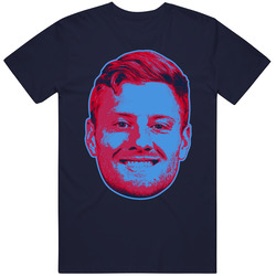 Will Levis Big Head Vintage Classic Navy Blue T Shirt Will Levis Big Head Vintage Classic Navy Blue T Shirt