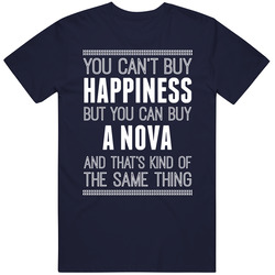 Buy A Nova Happiness Car Lover Vintage Classic Navy Blue T Shirt Buy A Nova Happiness Car Lover Vintage Classic Navy Blue T Shirt