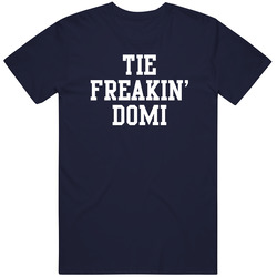 Tie Freakin Domi Toronto Hockey Player Sports Fan Vintage Classic Navy Blue T Shirt Tie Freakin Domi Toronto Hockey Player Sports Fan Vintage Classic Navy Blue T Shirt