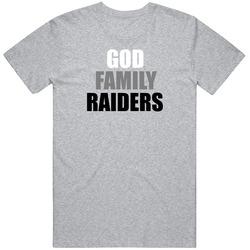 God Family Raiders Football Fan T Shirt God Family Raiders Football Fan T Shirt
