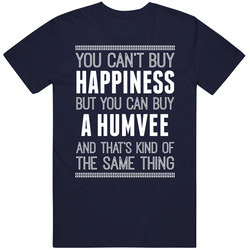 Buy A Humvee Happiness Car Lover Vintage Classic Navy Blue T Shirt Buy A Humvee Happiness Car Lover Vintage Classic Navy Blue T Shirt