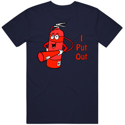 Fire Extinguisher I Put Out Funny Vintage Classic Navy Blue T Shirt Fire Extinguisher I Put Out Funny Vintage Classic Navy Blue T Shirt