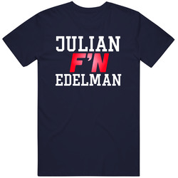 Julian F'n Edelman New England Football Funny Player Vintage Classic Navy Blue T Shirt Julian F'n Edelman New England Football Funny Player Vintage Classic Navy Blue T Shirt