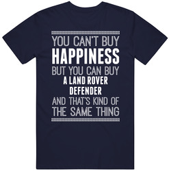 Buy A Land Rover Defender Happiness Car Lover Vintage Classic Navy Blue T Shirt Buy A Land Rover Defender Happiness Car Lover Vintage Classic Navy Blue T Shirt