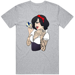 Punk Disney Snow White with Tattoos and Piercings T Shirt Vintage Inspired Retro Tattoo Ariel T Shirt Punk Disney Snow White with Tattoos and Piercings T Shirt Vintage Inspired Retro Tattoo Ariel T Shirt