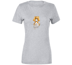 Hand-drawn Beagle Ladies T Shirt
