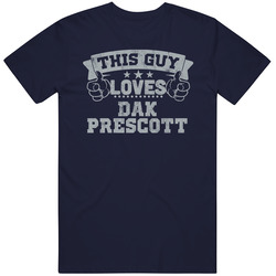 This Guy Loves Dak Prescott Dallas Football Sports Athlete Vintage Classic Navy Blue T Shirt This Guy Loves Dak Prescott Dallas Football Sports Athlete Vintage Classic Navy Blue T Shirt