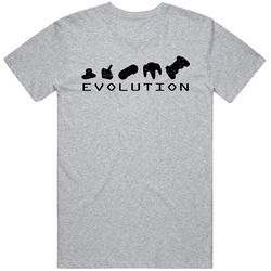 Evolution black design T Shirt Evolution black design T Shirt