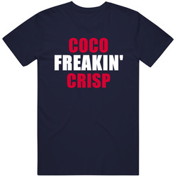Coco Crisp Cleveland Baseball Sports Freakin Vintage Classic Navy Blue T Shirt Coco Crisp Cleveland Baseball Sports Freakin Vintage Classic Navy Blue T Shirt