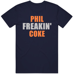 Phil Coke Freakin Detroit Michigan Baseball Sports Vintage Classic Navy Blue T Shirt Phil Coke Freakin Detroit Michigan Baseball Sports Vintage Classic Navy Blue T Shirt