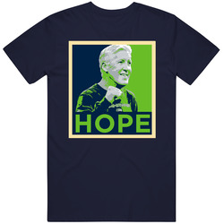 Pete Carroll Football Coach Hope Vintage Classic Navy Blue T Shirt Pete Carroll Football Coach Hope Vintage Classic Navy Blue T Shirt