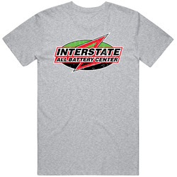 Interstate All Battery Center Automobile Car Truck Motorcycle Auto Parts Cool Distressed Style Brand Logo Emblem T Shirt Interstate All Battery Center Automobile Car Truck Motorcycle Auto Parts Cool Distressed Style Brand Logo Emblem T Shirt