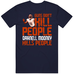 Guns Dont Kill Darnell Mooney Kills People Chicago Football Vintage Classic Navy Blue T Shirt Guns Dont Kill Darnell Mooney Kills People Chicago Football Vintage Classic Navy Blue T Shirt