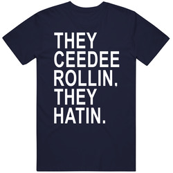 Ceedee Lamb They Ceedee Rollin They Hatin Dallas Football Fan Vintage Classic Navy Blue T Shirt Ceedee Lamb They Ceedee Rollin They Hatin Dallas Football Fan Vintage Classic Navy Blue T Shirt