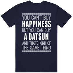 Buy A Datsun Happiness Car Lover Vintage Classic Navy Blue T Shirt