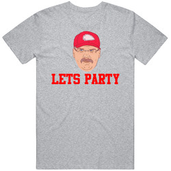 Lets Party Andy Reid Kansas City Chiefs Superbowl Football T Shirt Lets Party Andy Reid Kansas City Chiefs Superbowl Football T Shirt