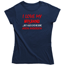 Jason Anderson Sports Love Me Some Vintage Classic Navy Blue Ladies T Shirt Jason Anderson Sports Love Me Some Vintage Classic Navy Blue Ladies T Shirt
