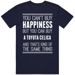 Buy A Toyota Celica Happiness Car Lover Vintage Classic Navy Blue T Shirt Buy A Toyota Celica Happiness Car Lover Vintage Classic Navy Blue T Shirt