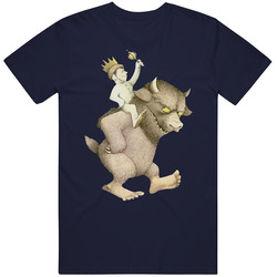 Retro 1963 Where The Wild Things Are Max Bernard Vintage Classic Navy Blue T Shirt Retro 1963 Where The Wild Things Are Max Bernard Vintage Classic Navy Blue T Shirt