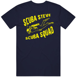 Scuba Steve Big Daddy Vintage Classic Navy Blue T Shirt Scuba Steve Big Daddy Vintage Classic Navy Blue T Shirt