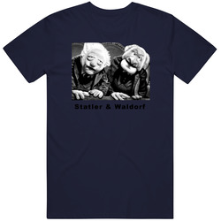 Statler And Waldorf Vintage Classic Navy Blue T Shirt Statler And Waldorf Vintage Classic Navy Blue T Shirt